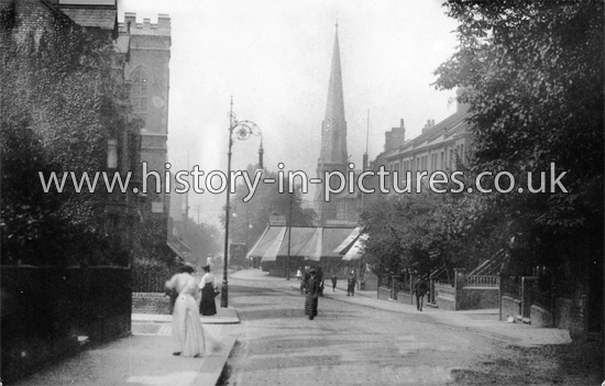 Church Hill, Walthamstow, London. c.1915.